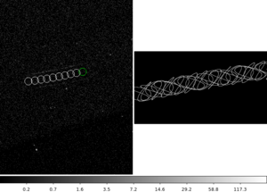 [Thumbnail image: The event data and the object-centered aspect solution are displayed side-by-side in ds9.]