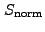 $ S_{\rm norm}$