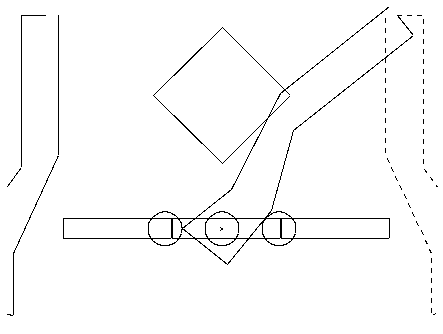 Full view of HRC focal
plane with 0th order blocked