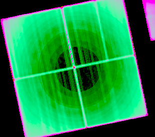 [ACIS-I sensitivity map]