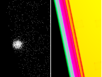 [ACIS counts image, exposure map]