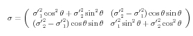 [error ellipse covariance matrix]