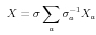 [multivariate weighted  sum]