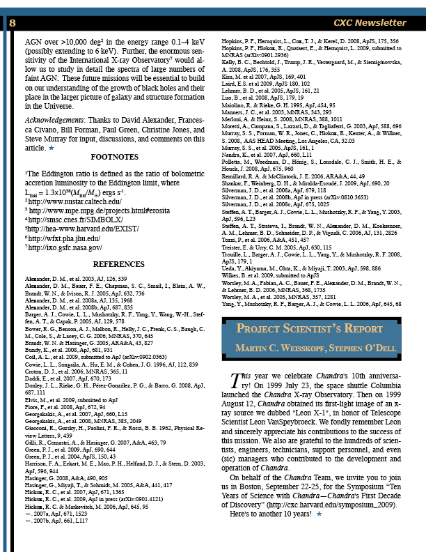 Page 8 of the Chandra Newsletter, issue 16, for text-only,
      please refer to http://cxc.harvard.edu/newsletters/news_16/newsletter16.html.