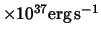 $\times10^{37}{\rm erg\,s^{-1}}$